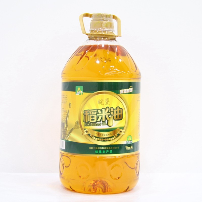 皖垦稻谷油5L/桶装富含谷维素米糠油植物炒菜食用油家用